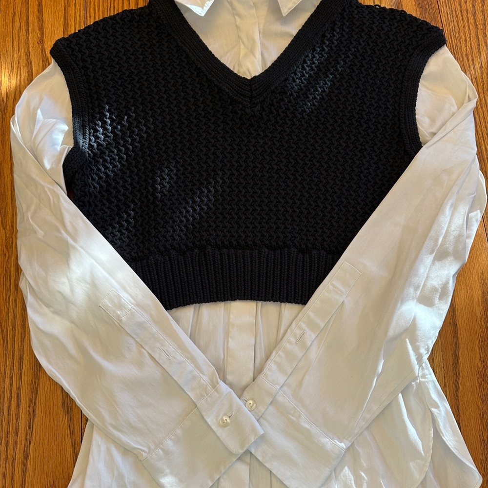 Theory Black Knit office chic